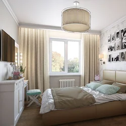 Design of a small bedroom 9 sq.m.