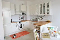 Scandinavian apartment design kitchen