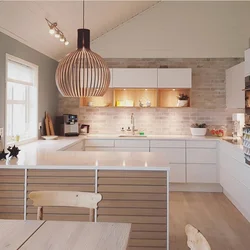 Scandinavian Apartment Design Kitchen