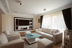 Living Room 22 Sq M Design With Two Windows
