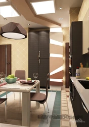 Design kitchen hallway in the house
