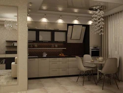 Design kitchen hallway in the house
