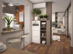Design kitchen hallway in the house