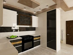 Design kitchen hallway in the house