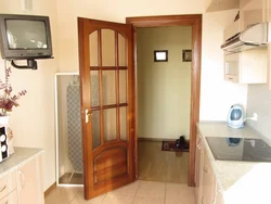 Stylish door to the kitchen photo