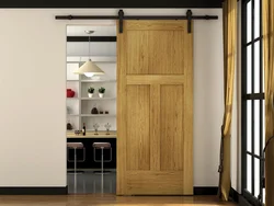 Stylish door to the kitchen photo