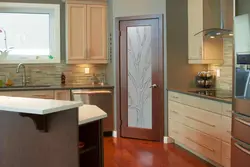 Stylish door to the kitchen photo