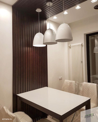 Kitchen interior with panels photo design