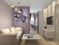 Bedroom living room 17 meters design