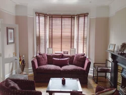 Modern blinds for the living room photo