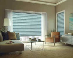 Modern Blinds For The Living Room Photo
