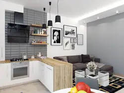 Mətbəx qonaq otağı 12 dizayn