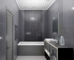 Bath Design With Gray Furniture