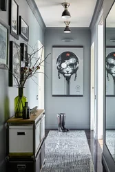 Paintings In The Interior Of The Hallway In A Modern Style