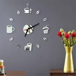 Настенные часы на кухню в интерьере