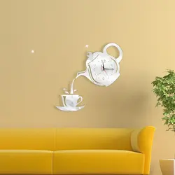 Ichki qismdagi oshxona uchun devor soati