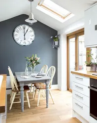 Wall clock for the kitchen in the interior