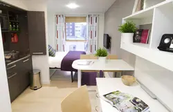 Інтэр'ер маленькай кватэры мэбля