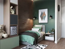 Bedroom design in a modern style photo for boys