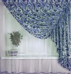 All photos of kitchen curtains are on one side