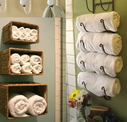 Bathroom towels design