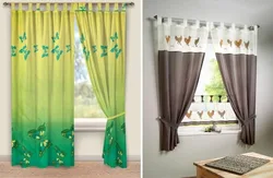 Sew Curtains For The Kitchen With Your Own Hands Photo