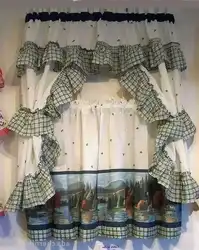 Sew curtains for the kitchen with your own hands photo