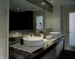 Тарҳи ванна бо countertop