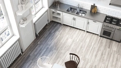 Color Combination In The Kitchen Interior Gray Floor