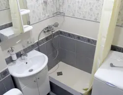 Turnkey bathroom renovation in Khrushchev-era photo combined