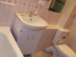 Turnkey bathroom renovation in Khrushchev-era photo combined