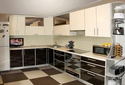 Design of combined kitchen colors