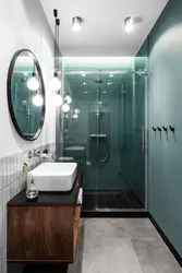 Bathroom design 6 sq m with corner bath