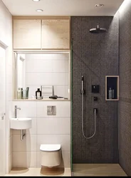 Bathroom design 6 sq m with corner bath