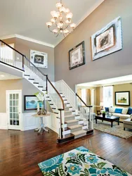 Design of stairs in living rooms