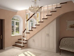 Design of stairs in living rooms