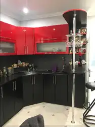 Kitchen Sets With A Bar Counter For A Small Kitchen Corner Photo