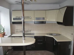 Kitchen sets with a bar counter for a small kitchen corner photo