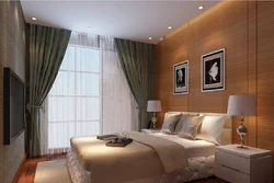 Ceiling with soffits bedroom photo
