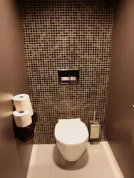 Toilet in tile design in apartment