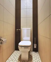 Toilet in tile design in apartment