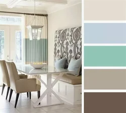 What colors goes with beige in the kitchen interior