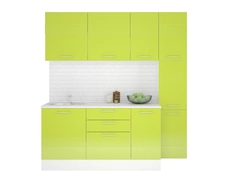 Lime Kitchen In The Interior
