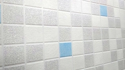 Photo of washable wallpaper in the bathroom