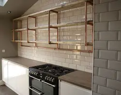 Close the pipe in the kitchen design