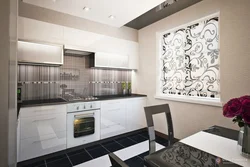 Kitchens in a 1-room apartment photo