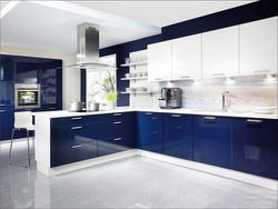 Kitchen in modern style photo interior