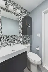 Black and white bath photo for small bathrooms