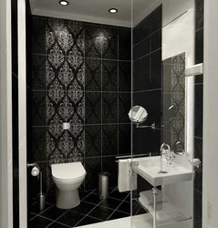 Black and white bath photo for small bathrooms