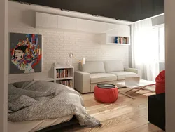 Modern style bedroom design with a sofa instead of a bed